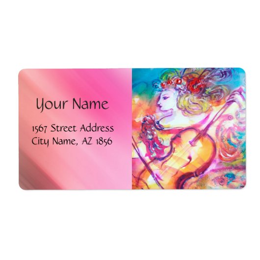 HARMONY TRIO SPRING MUZIEK CONCERT Roze Etiket (Voorkant)