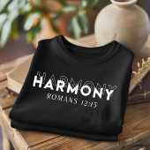 Harmony voor mannen en vrouwen Christelijk T-shirt