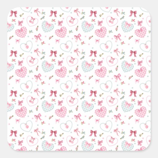 Harmony Wrapping Papier Vierkante Sticker (Voorkant)