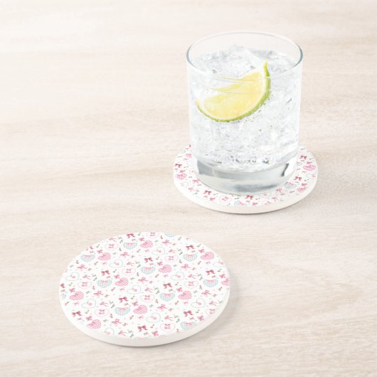 Harmony Wrapping Papier Zandsteen Onderzetter (Zijkant)