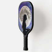 Harmony's Lunar Serenity: Dochter van de Mystic Pickleball Paddle (Links)