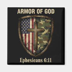 Harnas God Camouflage Kruis Religieus Geloof Magneet
