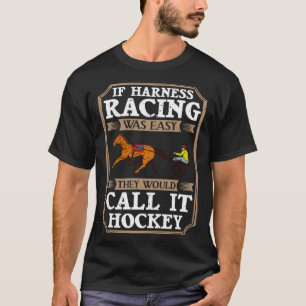 Harnas Racing Paard Race Track Racer Trotting Hor T-shirt