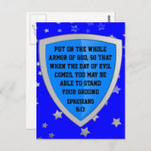 harnas van het briefkaart van God (Voorkant / Achterkant)