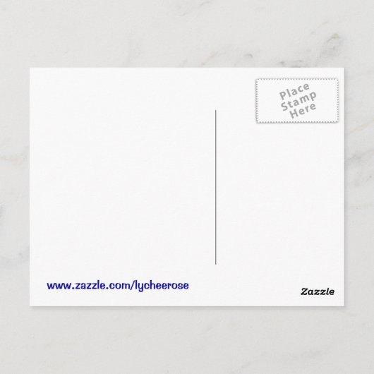 harnas van het briefkaart van God (Achterkant)