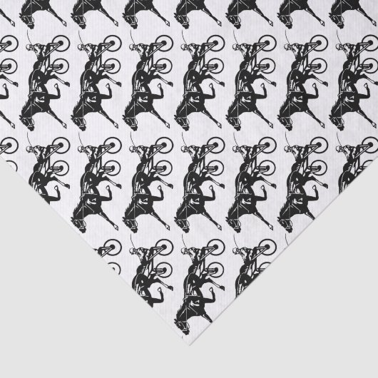 Harness Horse Racing Tissuepapier (Detail)