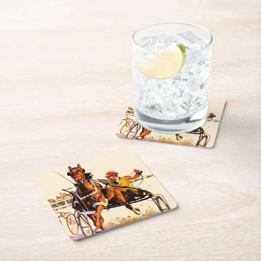 Harness Race Kartonnen Onderzetters (Insitu)