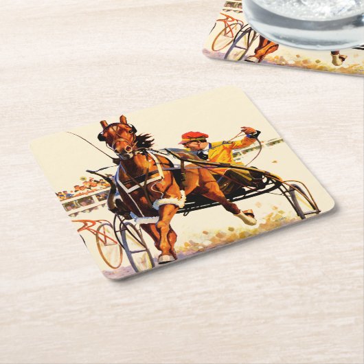 Harness Race Kartonnen Onderzetters (Schuin)