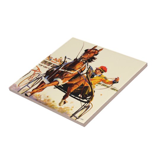 Harness Race Tegeltje (Zijkant)