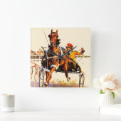 Harness Race Vierkante Klok (Huis)