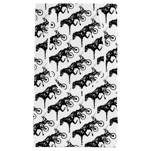 Harness Racing Gift Bag Klein Cadeauzakje (Voorkant)