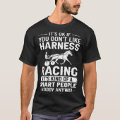 Harness Racing Horse Race Track Racer Trotting Hor T-shirt (Voorkant)