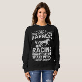 Harness Racing Horse Race Track Racer Trotting Hor Trui (Voorkant volledig)