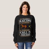 Harness Racing Horse Race Track Racer Trotting Hor Trui (Voorkant volledig)