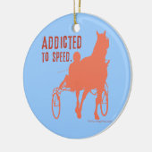 Harness Racing Keramisch Ornament (Links)