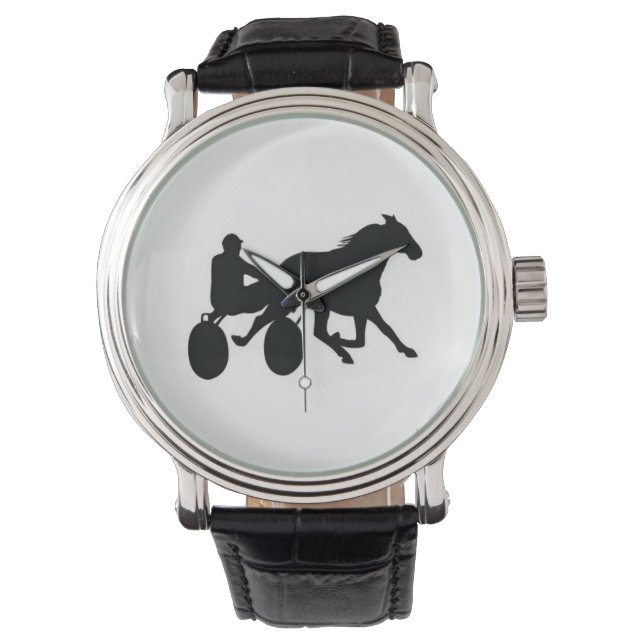 Harness Racing Logo Stijlvol horloge! Horloge (Voorkant)