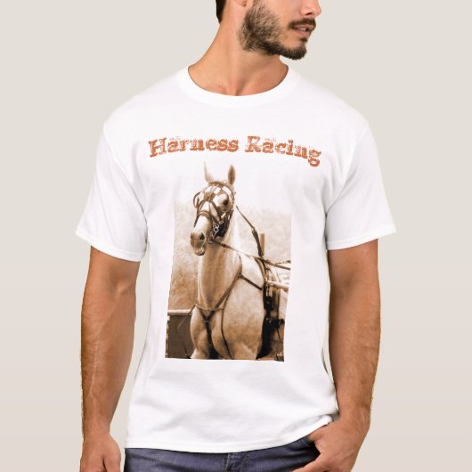 Harness Racing Old Style-Shirt T-shirt (Voorkant)
