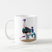 Harness Racing Ostrich Koffiemok (Links)