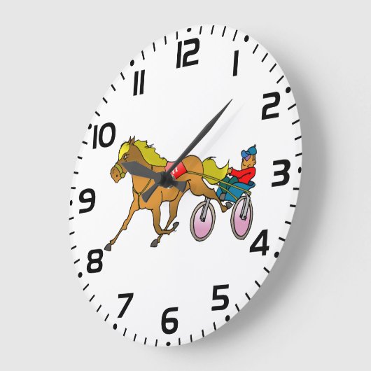 Harness Racing paard en bestuurder Grote Klok (Hoek)