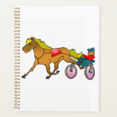 Harness Racing paard en bestuurder Planner (Voorkant)