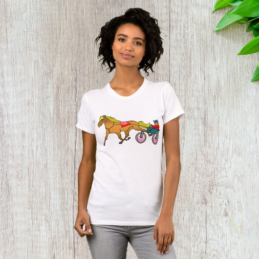 Harness Racing paard en bestuurder T-shirt