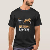 Harness Racing Queen Horse Racer Crown Trotting Ho T-shirt (Voorkant)