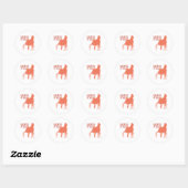 Harness Racing Ronde Sticker (Vel)