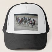 Harness Racing Rounding Laatste Draai Ball Pet (Voorkant)