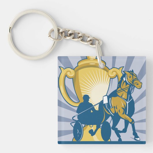 Harness Racing Sleutelhanger (Voorkant)