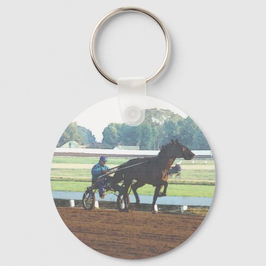 Harness racing sleutelhanger (Voorkant)