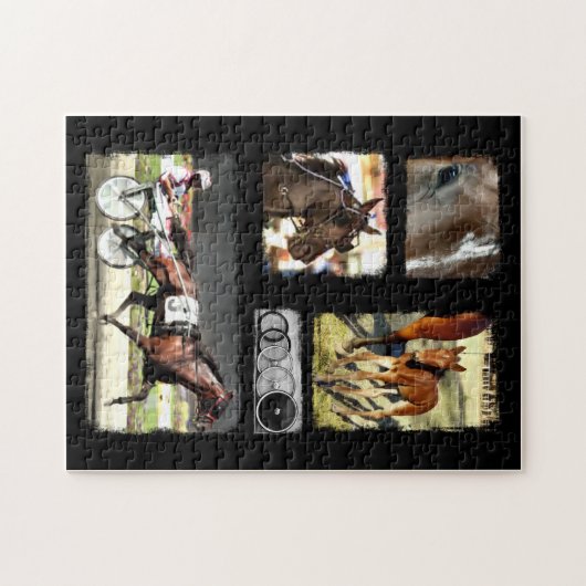 Harness Racing Sport Legpuzzel (Horizontaal)