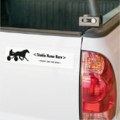 Harness Racing Standaard Logo Bumpersticker (Op Truck)