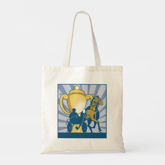 Harness Racing Tote Bag (Achterkant)