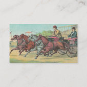 Harness Racing Visitekaartje (Achterkant)