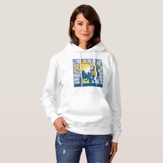 Harness Racing Womens Hoodie (Voorkant volledig)