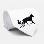 Harness trotting race stropdas (Opgerold)