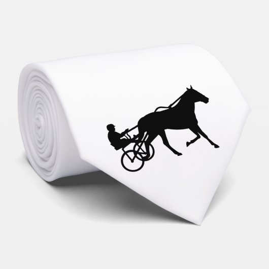 Harness trotting race stropdas (Opgerold)