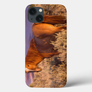 Harney County Wild horse stand alert iPhone 13 Hoesje