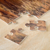 Harney County Wild paard staat alert Legpuzzel (Zijkant)