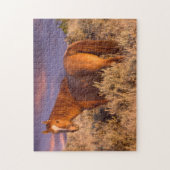 Harney County Wild paard staat alert Legpuzzel (Verticaal)