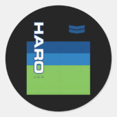 Haro BMX Jersey Ronde Sticker (Voorkant)