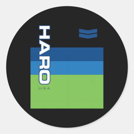 Haro BMX Jersey Ronde Sticker (Voorkant)