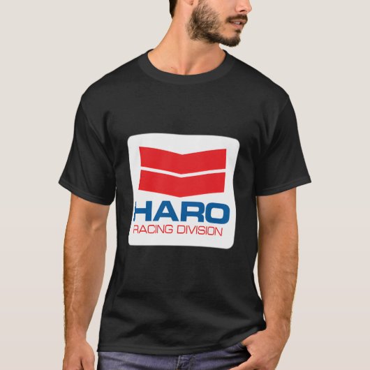 Haro BMX Racing Division wit rood blauw T-shirt (Voorkant)