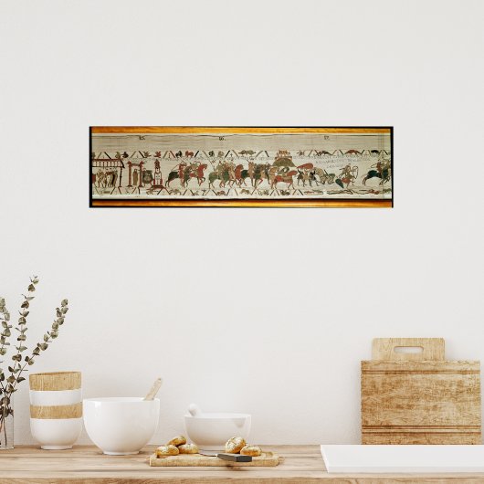 Harold en Duke William arriveren in Mont Poster (Keuken)