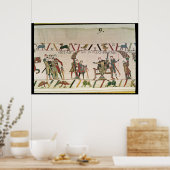 Harold en Guy praten samen Poster (Keuken)