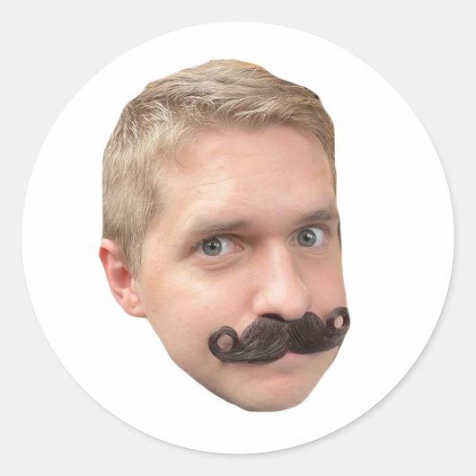 Harold Gezicht Sticker (Voorkant)