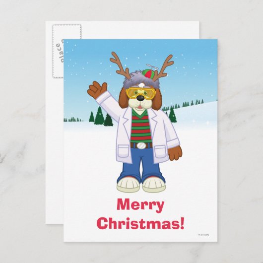 Harold J. "Goober" Hausenfeffer Jr. Feestdagenkaart (Voorkant / Achterkant)