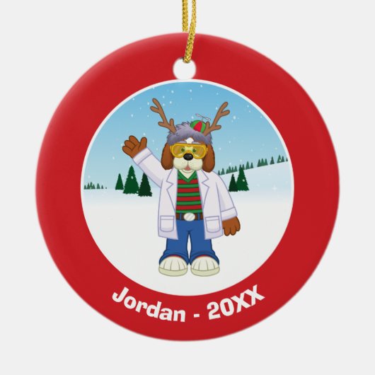 Harold J. "Goober" Hausenfeffer Jr. Keramisch Ornament (Voorkant)