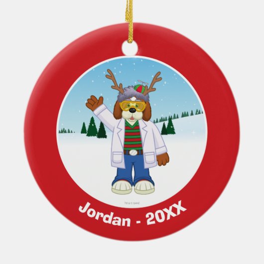 Harold J. "Goober" Hausenfeffer Jr. Keramisch Ornament (Achterkant)