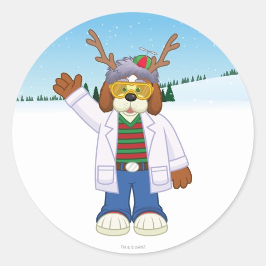 Harold J. "Goober" Hausenfeffer Jr. Ronde Sticker (Voorkant)